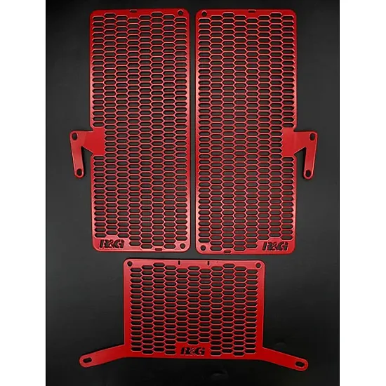 Комплект протектори за радиатори R&G RACING Pro Radiator & Oil Cooler Guard (Set of 3) Ducati Multistrada V4 21-24
