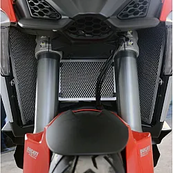 Протектор за радиатор R&G RACING Radiator Guard Red - Ducati Multistrada V4S