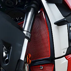 Протектор за радиатор R&G RACING Radiator Guard Red - Ducati Panigale V2/Streetfighter V2