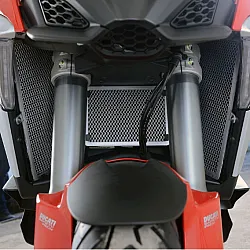 Протектор за радиатор R&G RACING Radiator Guard Titanium - Ducati Multistrada V4S