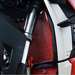 Протектор за радиатор R&G RACING Radiator Guard Titanium - Ducati Panigale V2/Streetfighter V2