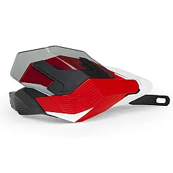 Предпазител за кормило RACETECH HP3 Adventure Handguards Red/White