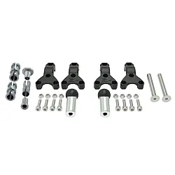 Монтажен комплект за протектори за кормило RACETECH HP3 Handguards Mounting Kit - Ø22/28,6mm