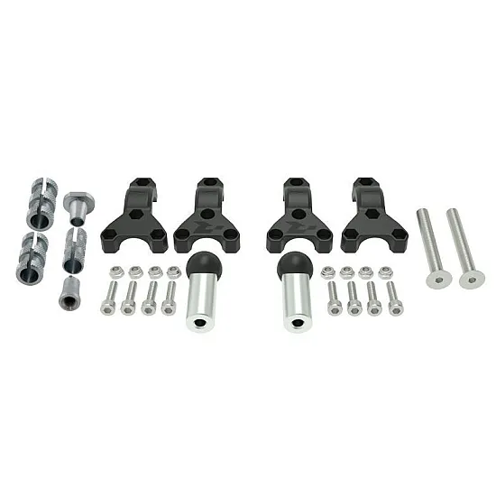 Монтажен комплект за протектори за кормило RACETECH HP3 Handguards Mounting Kit - Ø22/28,6mm