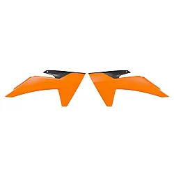 Пластмасови капаци за радиатор RACETECH Radiator Covers (Orange) KTM SX 65 24-25