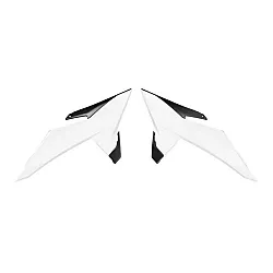 Пластмасови капаци за радиатор RACETECH Radiator Covers (White) KTM 25-26