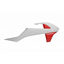 Пластмасови капаци за радиатор RACETECH Radiator Scoops KTM SX 85 18-24 (White/Orange)