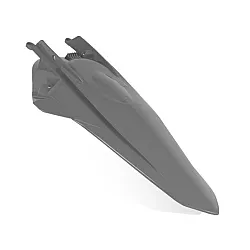 Заден калник RACETECH Rear Fender Quantum Grey KTM 20-23