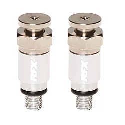 Обезвъздушители за вилка RFX Pro M5x0.8 (White) Kayaba/Showa RR 250 2T RACING