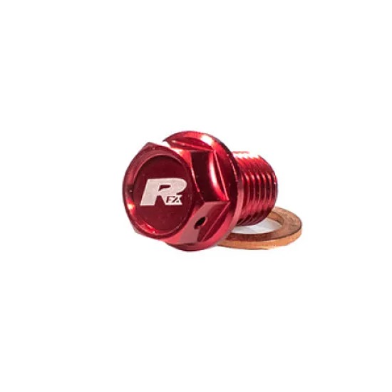 Пробка за масло RFX Pro Magnetic Drain Bolt (Red) [M8 x 35mm x 1.25] - Honda CRF450/450X