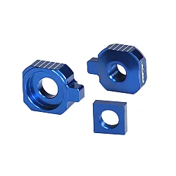 Блок втулка за задна ос RFX Pro Rear Axle Adjuster Blocks (Blue) - Husqvarna TC65 17-24