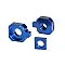 Блок втулка за задна ос RFX Pro Rear Axle Adjuster Blocks (Blue) - Husqvarna TC65 17-24