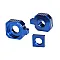 Блок втулка за задна ос RFX Pro Rear Axle Adjuster Blocks (Blue) Sherco SE/SE-F