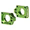 Блок втулка за задна ос RFX Pro Rear Axle Adjuster Blocks - Green KX 250F 17-22 / KX 450F 16-22