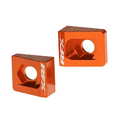 Блок втулка за задна ос RFX Pro Rear Axle Adjuster Blocks (Orange) - KTM 65 02-15