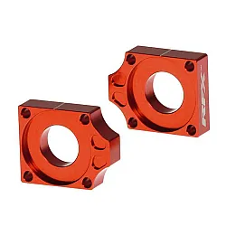 Блок втулка за задна ос RFX Pro Rear Axle Adjuster Blocks ORANGE KTM EXC-F 250/350/450 / EXC 300 23-25