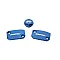 Комплект капаци RFX Pro Reservoir Cap Kit Kit (Blue) (Brembo Brake and Clutch) Husq 16-21