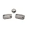 Комплект капаци RFX Pro Reservoir Cap Kit Kit (Mineral Grey) - KTM SX/SXF (Brembo Brake and Clutch)