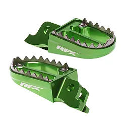 Степенки RFX Pro Series 2 Footrests (Green) - Kawasaki KXF250/450