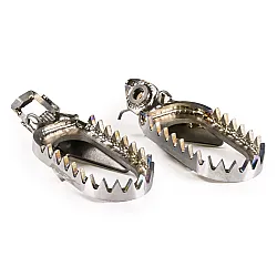 Степенки RFX Pro Series Anti-Mud Footrests - Titanium GASGAS/HUSQ/KTM 24-25
