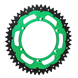 Заден пиньон RFX Pro Series Armalite Double Compound Rear Sprocket (Steel/Aluminium) KX/KDX - 520 48T (Green)