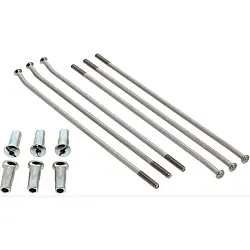 Спици и нипели RFX 17" Spokes set - Silver/Silver 36 spokes