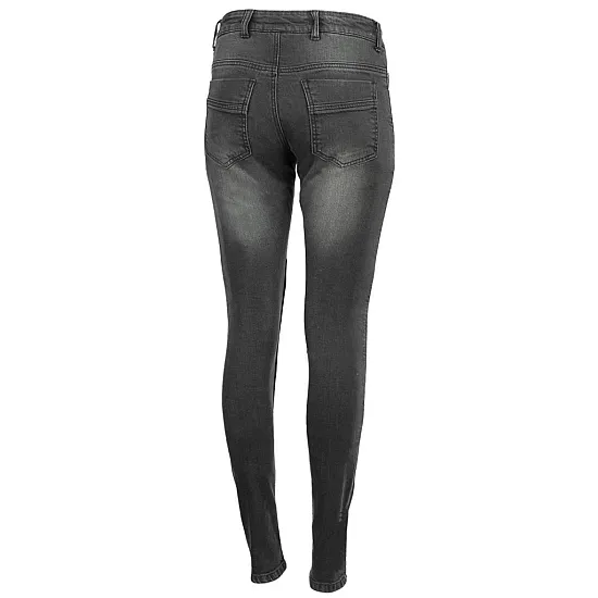 Seca Athena Slim Fit Дамски мото дънки - Черни