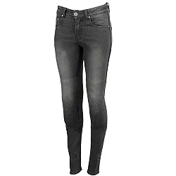 Seca Athena Slim Fit Дамски мото дънки - Черни