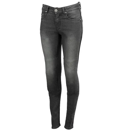Seca Athena Slim Fit Дамски мото дънки - Черни