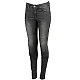 Seca Athena Slim Fit Дамски мото дънки - Черни