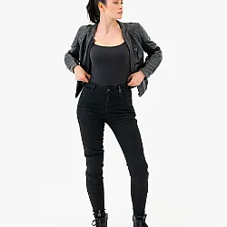 Shima Flexx Black Long Дамски мото дънки
