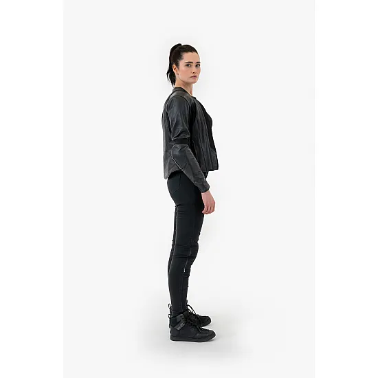 Shima Flexx Black Long Дамски мото дънки