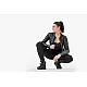Shima Flexx Black Long Дамски мото дънки