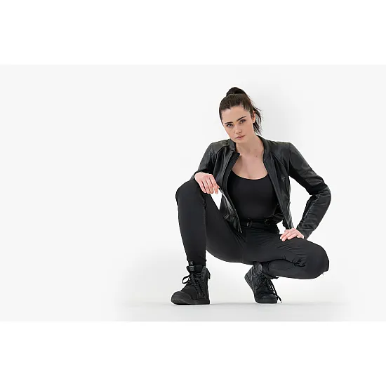 Shima Flexx Black Long Дамски мото дънки