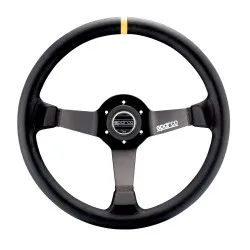 Sparco 345 Кожен волан - Черен