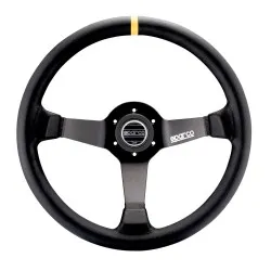 Sparco 345 Suede Steering Wheel - Black