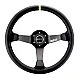 Sparco 345 Suede Steering Wheel - Black
