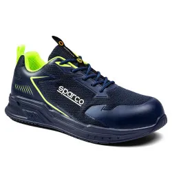 Sparco Turbo Flinger S1PS защитни обувки - тъмносиньо / лайм