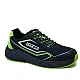 Sparco Willen S1PS ESD защитни обувки - тъмносиньо / флуоресцентно зелено