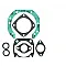 Комплект гарнитури VERTEX COMPLETE GASKET SET 711010