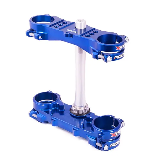 Трипътник XTRIG ROCS Tech Triple Clamp blue Yamaha YZ250F/YZ450F