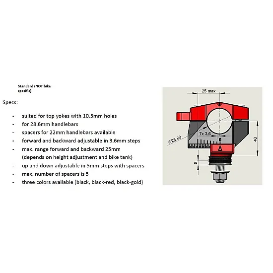 Повдигачи 2DGT BK GILLES 2DGT-02-26-B
