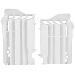 Преден предпазител за радиатор POLISPORT HONDA CRF450R(13-14) WHITE