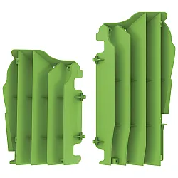 Преден предпазител за радиатор POLISPORT KAWASAKI KX450F(16-20) GREEN