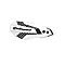 Предпазител за кормило POLISPORT MX FLOW  Yamaha YZ 450F (2026) WHITE