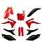 Комплект пластмаси POLISPORT Full Kit Honda CRF250R(14-17) CRF450R(13-16) Red/Black