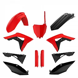 Комплект пластмаси POLISPORT Full Kit Honda CRF250R(18-21) CRF450R(17-20) Red/Black