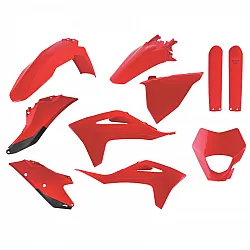 Комплект пластмаси POLISPORT Full Plastic Kit Gasgas EC/EC-F (2021-23) OEM RED