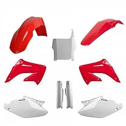 Комплект пластмаси POLISPORT Full Plastic Kit Honda CR 125/250 R (2004-07) ОЕМ