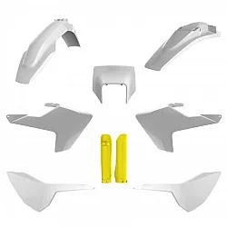 Комплект пластмаси POLISPORT Full Plastic Kit Husqvarna TE/FE (2017-19) ОЕМ 19